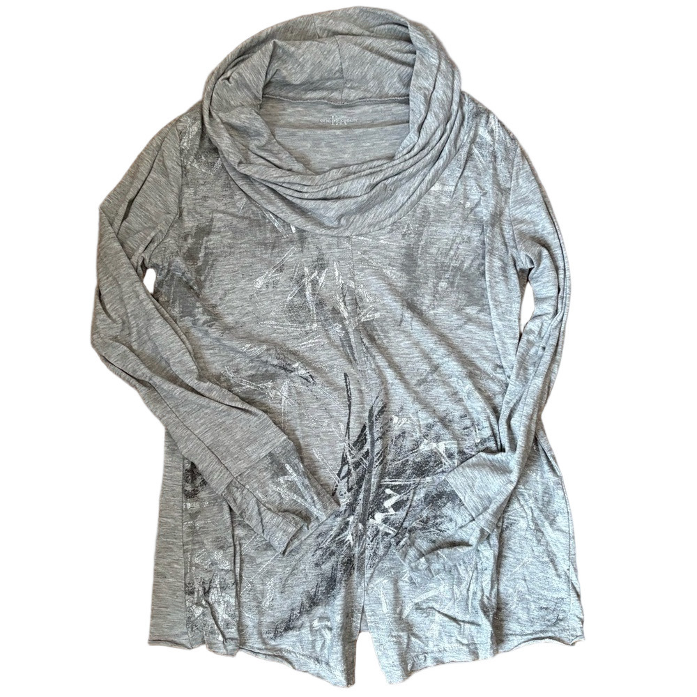 Eric Alexandre Gray Knit Top